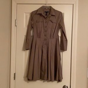 Banana Republic 3/4 Sleeve Dress, Brown, Sz 2
